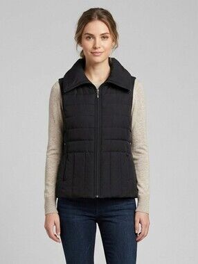 Kenneth Cole Down Black Vest Reaction Size XL